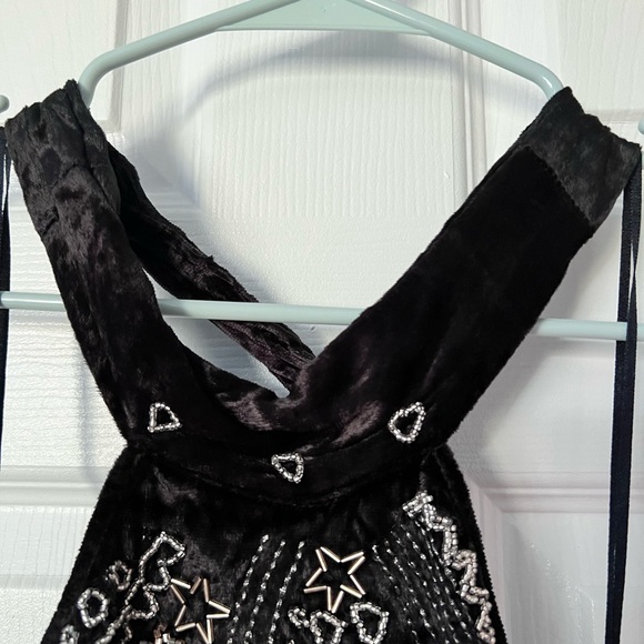 NWT: Free People Arianna Beaded Halter Top - Picture 6 of 8